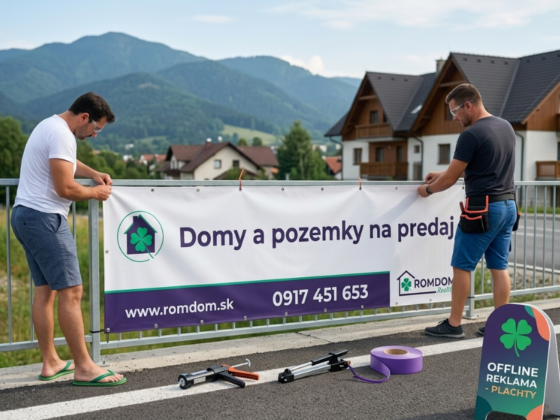 Reklamné plachty maklér Kolovrátek