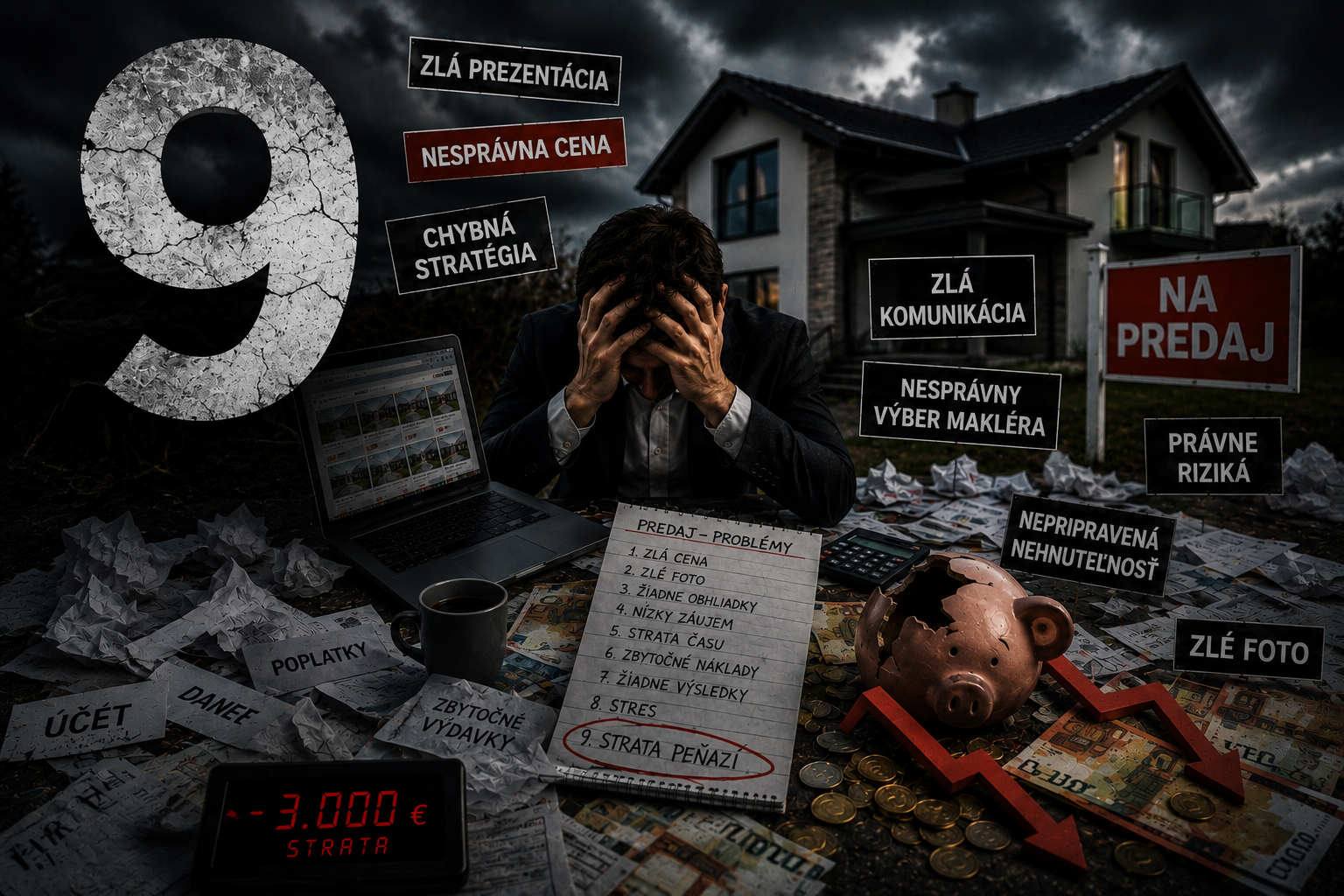 9 chyb pri predaji nehutelnosti